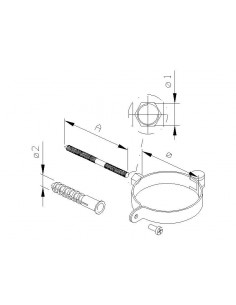 COLLARE FERMATUBO ZINCATO DIAMETRO 3/4 2