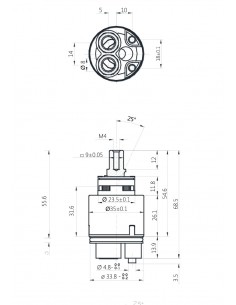 KERAMIKKARTUSCHE KEROX MIX K35B 818000PBK35B 2