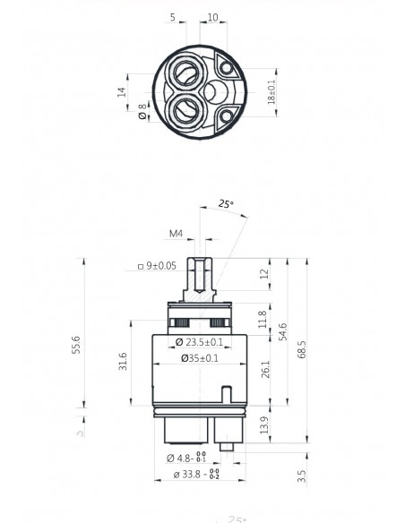 KERAMIKKARTUSCHE KEROX MIX K35B 818000PBK35B