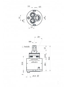 KERAMIKKARTUSCHE KEROX MIX K35C 818000PBK35C 2