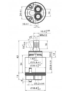 KERAMIKKARTUSCHE KEROX MIX K40B 818000PBK40B 2