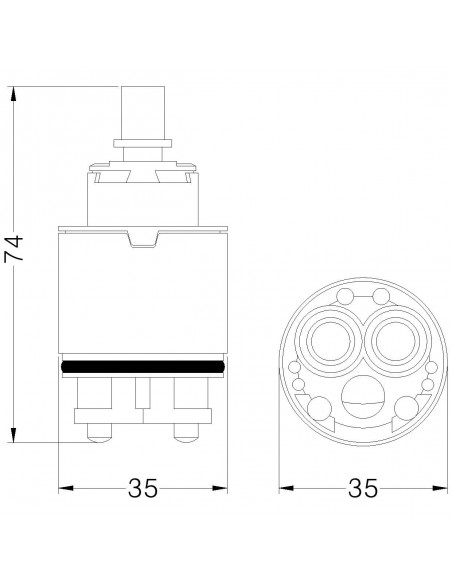 KERAMIKKARTUSCHE HYDROPLAST GX35 818000PBHPGX35