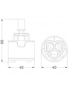KERAMIK-KARTUSCHE HYDROPLAST G 40 818000PBHPG40 2