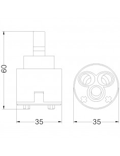 KERAMIKKARTUSCHE CICE 35 818000PBCC35 2