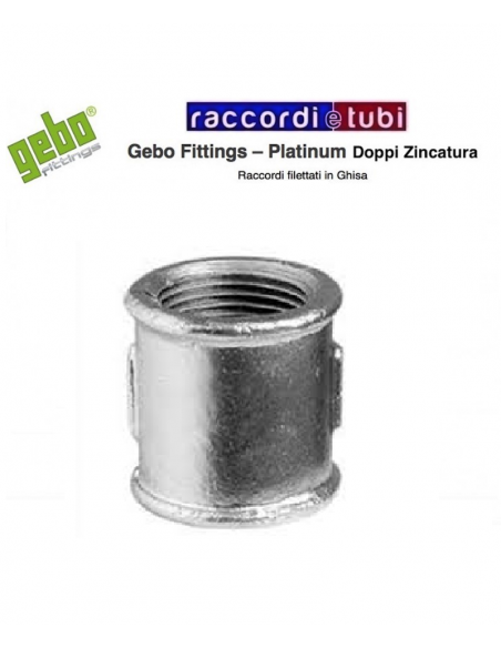 MANICOTTO FERRO ZINCATO FF Ø 1"