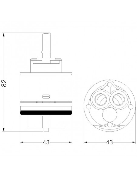 KERAMIKKARTUSCHE HYDROPLAST GX42 818000PBHPGX42
