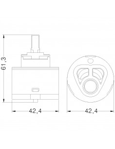 KERAMIKKARTUSCHE HYDROPLAST 42 818000PBHP42 2