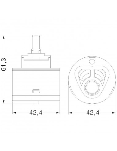 KERAMIKKARTUSCHE HYDROPLAST 42 818000PBHP42