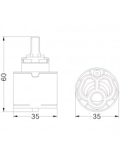 CARTUCCIA HYDROPLAST 35 818000PBHP35 2