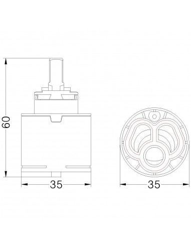 KERAMIKPATRONE HYDROPLAST 35 818000PBHP35
