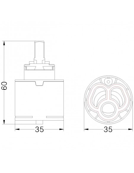 KERAMIKPATRONE HYDROPLAST 35 818000PBHP35