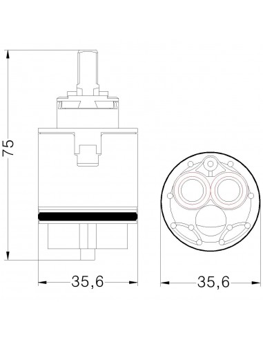 KERAMIKKARTUSCHE HYDROPLAST BX35 818000PBHP8X