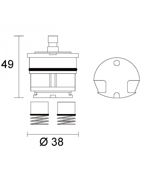 KERAMIKPATRONE STELLA 818000PBSA190F