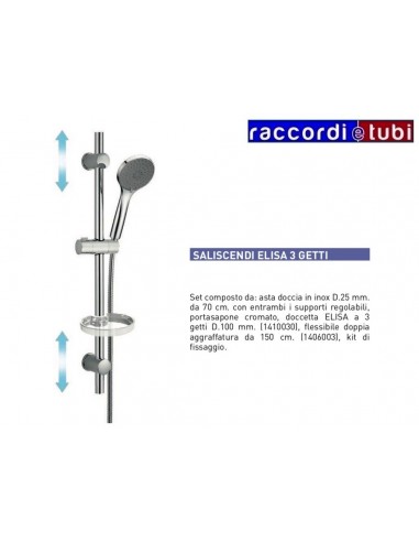 SALISCENDI ELISA HÖHENVERSTELLBARE DUSCHSTANGE...