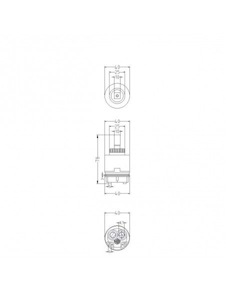 KERAMIKKARTUSCHE TW40 818000PBTW40