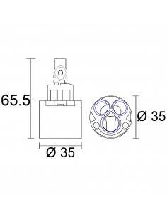 CARTUCCIA HANSGROHE 818000PBHGVI 2