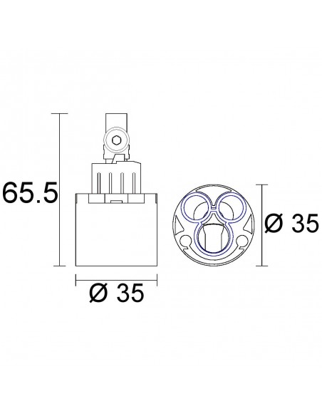 HANSGROHE KARTUSCHE 818000PBHGVI