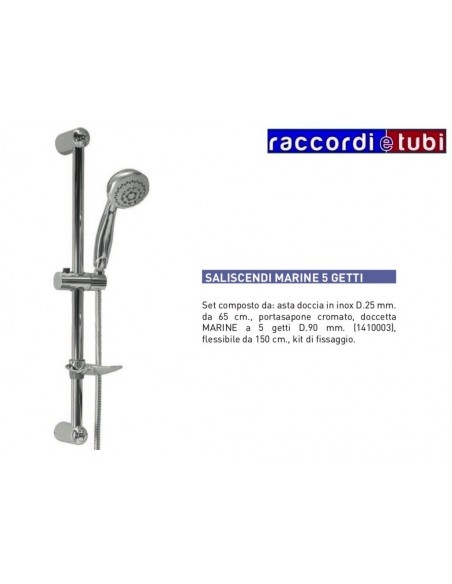 SALISCENDI MARINE CON DOCCIA  A 5 GETTI