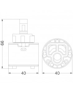 CARTUCCIA CON LIMITATORI 818000PB40L 2