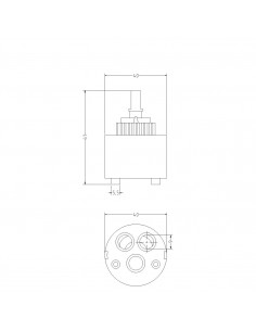 NOBILI JOYSTICK KERAMIKKARTUSCHE 818000PBNBJS40 2