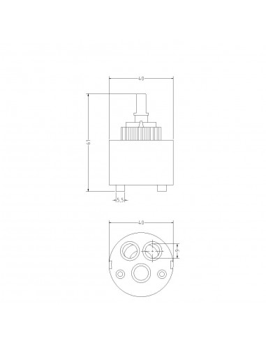 NOBILI JOYSTICK KERAMIKKARTUSCHE 818000PBNBJS40