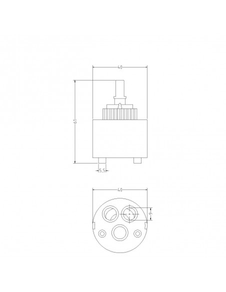 NOBILI JOYSTICK KERAMIKKARTUSCHE 818000PBNBJS40