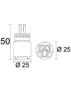 CARTUCCIA IDEAL S. IQ 818000PBISIQ 2