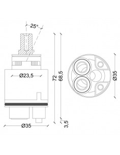 CARTUCCIA KEROX MIX 535 818000PBKRJ35BQ 2