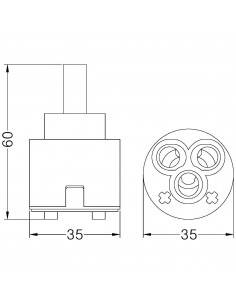GEOMETRIE UMSTELLERKARTUSCHE 818000PBGED 2