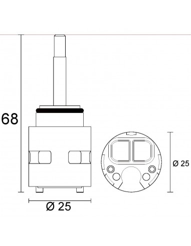 KERAMIKKARTUSCHE FIR 818000PBF525