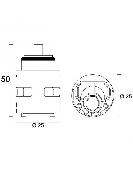 KERAMIKKARTUSCHE FIR 818000PBF529