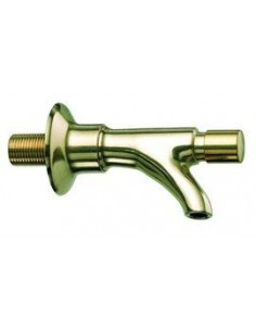 RUBINETTO A PULSANTE OTTONE LUCIDO 1/2''