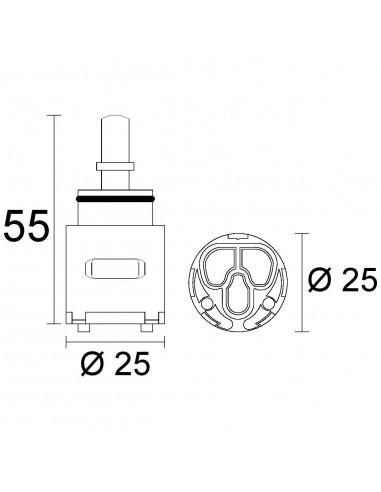 KERAMIKKARTUSCHE 818000PBGES1805