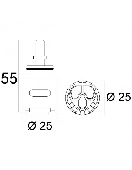 KERAMIKKARTUSCHE 818000PBGES1805