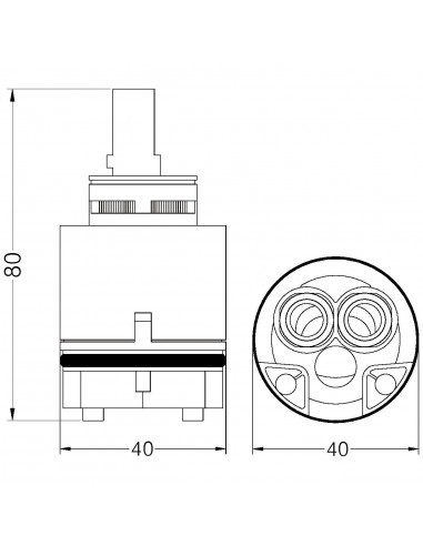 KERAMIKKARTUSCHE F.LLI PORTA 818000PBK40BP