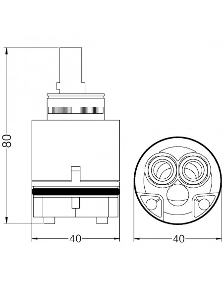 KERAMIKKARTUSCHE F.LLI PORTA 818000PBK40BP