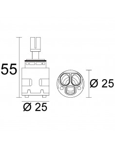 PAFFONI KARTUSCHE 818000PBPF25 2