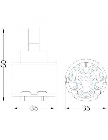 KERAMIKKARTUSCHE FANTINI 818000PBFAN1270