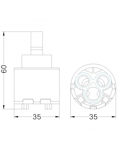 KERAMIKKARTUSCHE FANTINI 818000PBFAN1270
