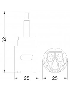CARTUCCIA FANTINI 818000PBFAN3670 2