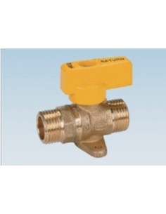 GERADES GASHAHN MIT HALTERUNG 1/2 MÄNNLICH MÄNNLICH