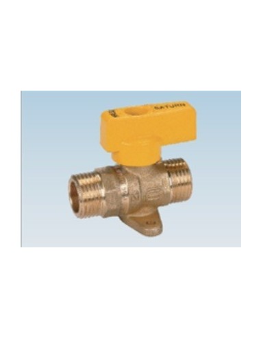 GERADES GASHAHN MIT HALTERUNG 1/2 MÄNNLICH...