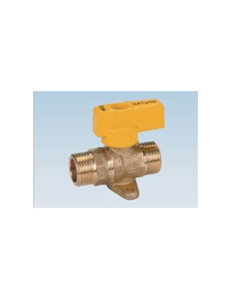 RUBINETTO GAS DIRITTO CON STAFFA 1/2 MASCHIO MASCHIO 