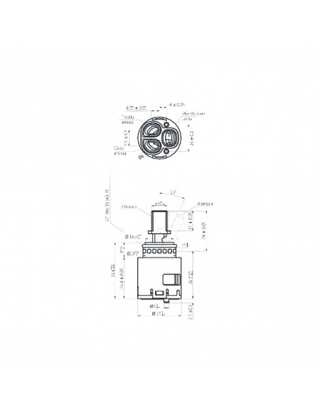 KERAMIKPATRONE KEROX K25 OPCS 818000PBK25OPCS