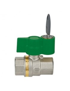 VALVOLA  A SFERA 3/4 CON CHIAVE ESTRAIBILE 