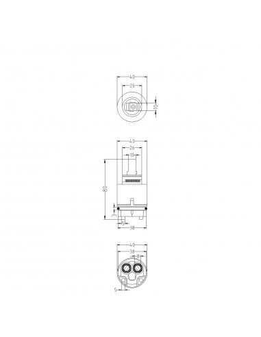 CARTUCCIA KEROX KNKJ 40B 818000PBKNKJ40B
