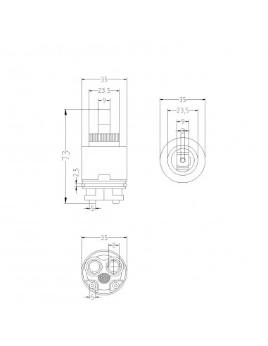 KERAMIKKARTUSCHE TW35A 818000PBTW35A