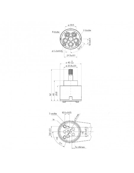 KERAMIK-KARTUSCHE KEROX KD55 40S 818000PBKDS540S