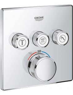 GROHTHERM THERMOSTAT-AUSSENTEIL 3-WEGE QUADRAT