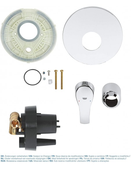 MISCELATORE GROHE EUROSMART INCASSO DOCCIA 